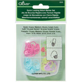 Clover Quick Locking Stitch Marker Set 3033 - Morris & Sons Australia