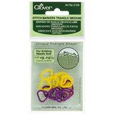 Clover Stitch Markers Triangle Medium 3150
