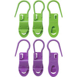 Clover Locking Stitch Markers With Clip 3165