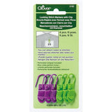 Clover Locking Stitch Markers With Clip 3165