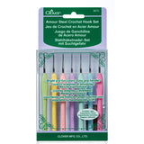 Clover Amour Steel Crochet Hook Set (0.60 - 1.75mm)