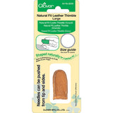 Clover Natural Fit Leather Thimble Large 17.5mm