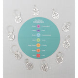 Knitpro Mindful Sterling Silver Plated Chakra Stitch Markers