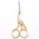 Klasse Embroidery Scissors Stork Gold 115mm