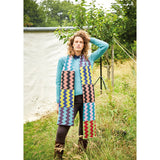 Contrast Zig Zag Scarf Kit- Kaffe Fassett's Felted Tweed
