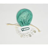 Knitpro Mindful Sterling Silver Plated Chakra Stitch Markers
